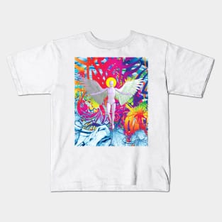 Angelic Robot Kids T-Shirt